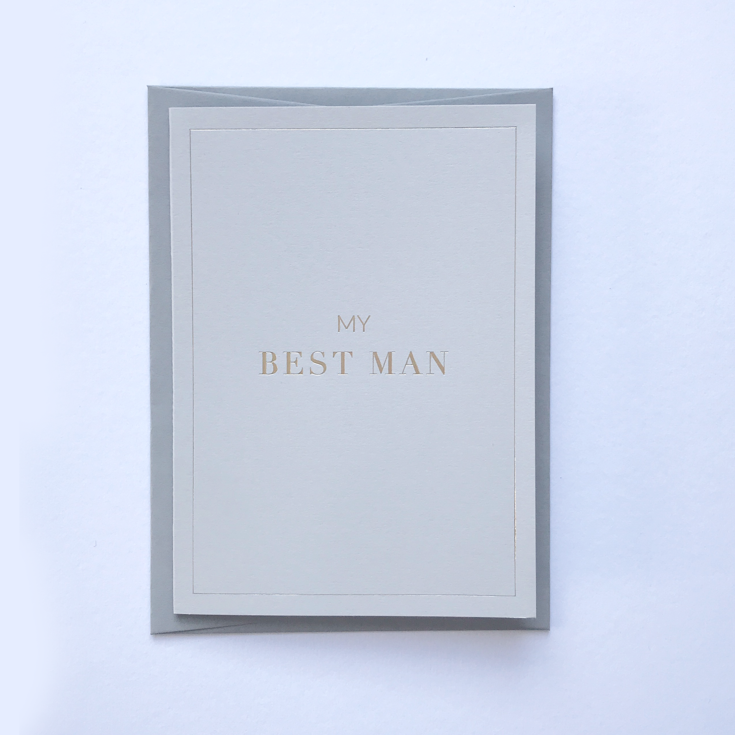 Best Man Card