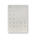 Bridesmaid Card Stone
