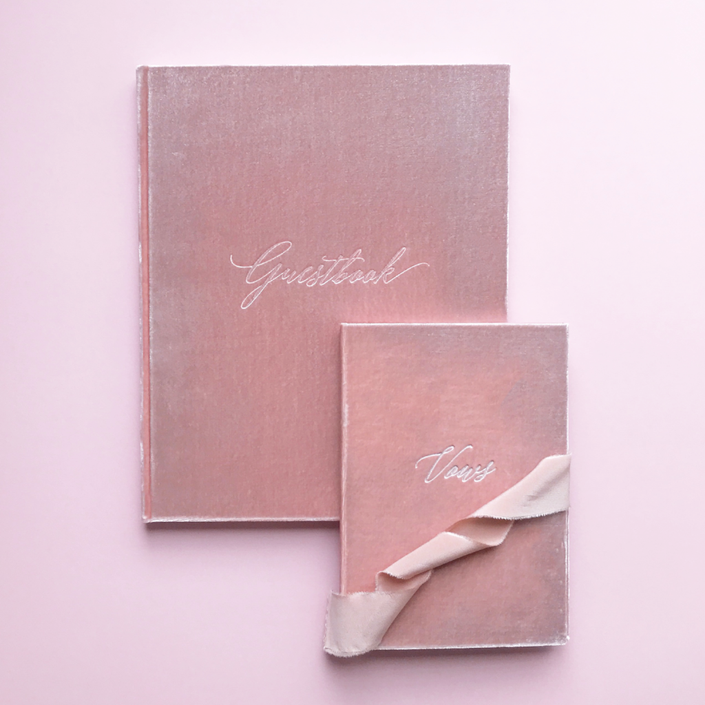 Guestbook - Silk Velvet Blush