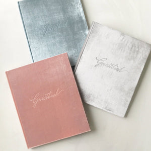 Guestbook - Silk Velvet Blush