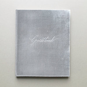 Guestbook - Silk Velvet Ice Grey
