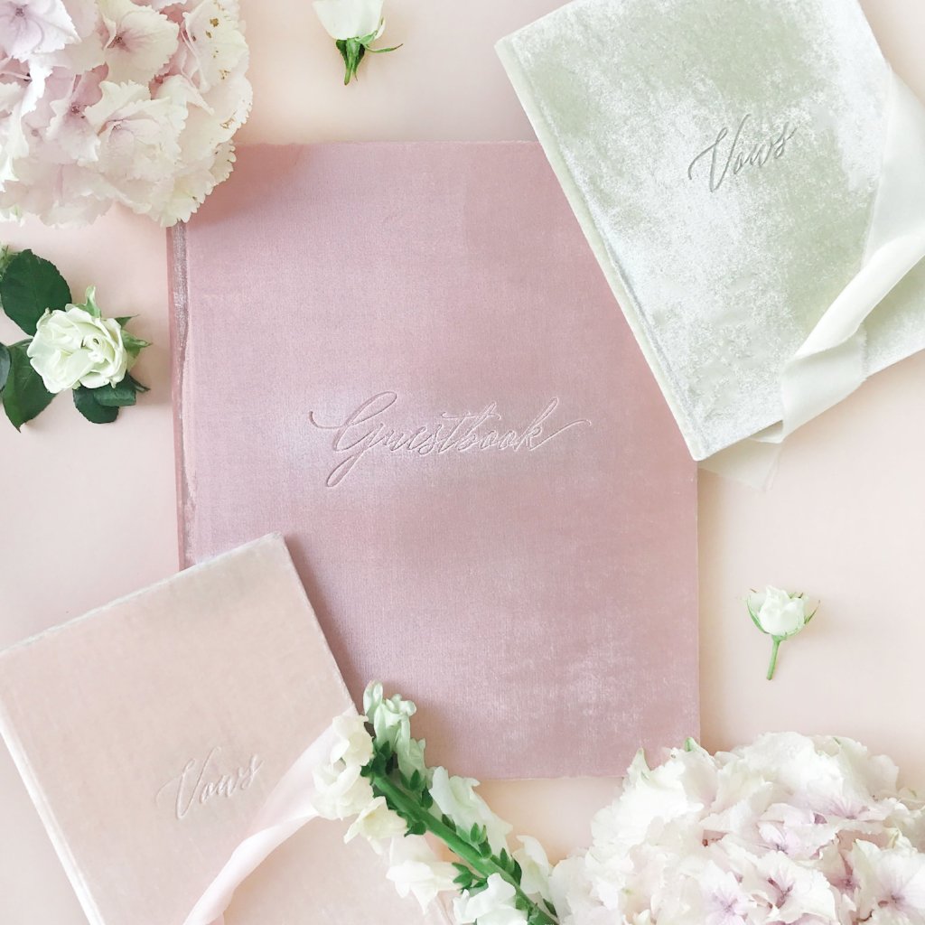 Guestbook - Silk Velvet Blush