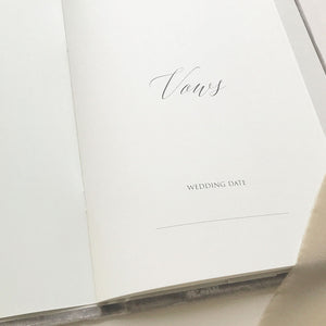 Vow Book Covers Uk Velvet - Gold Wedding Stationery Gold