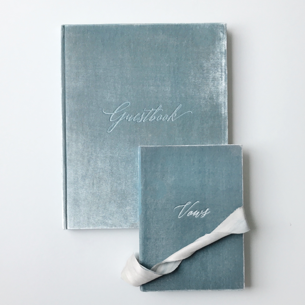 Wedding Stationery Guestbook Velvet UK