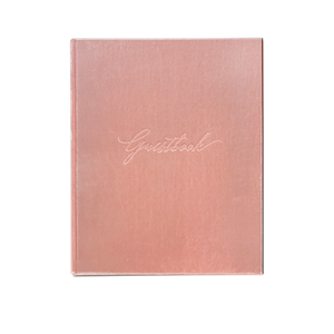 Guestbook - Silk Velvet Blush