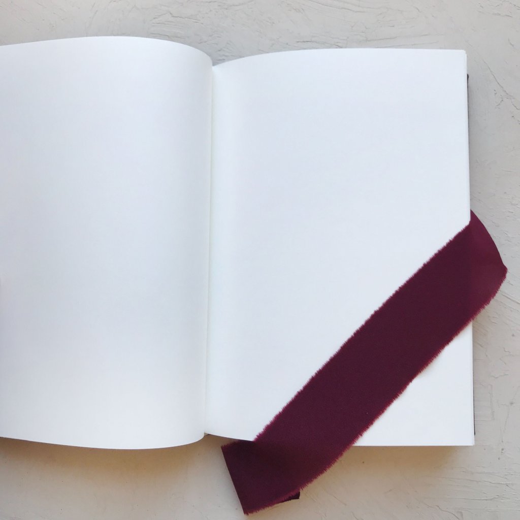 Custom Velvet Notebook - Red Wine