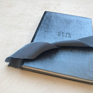 Custom Velvet Notebook - Griseo