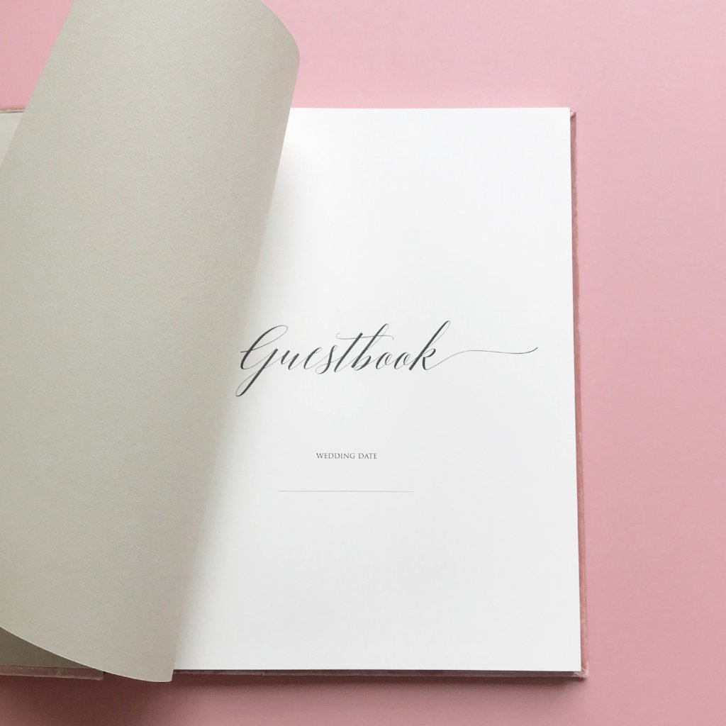 Guestbook - Silk Velvet Blush