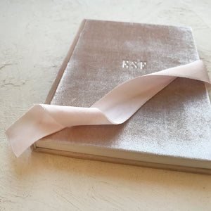 Custom Velvet Notebook - Rosie