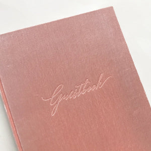Guestbook - Silk Velvet Blush
