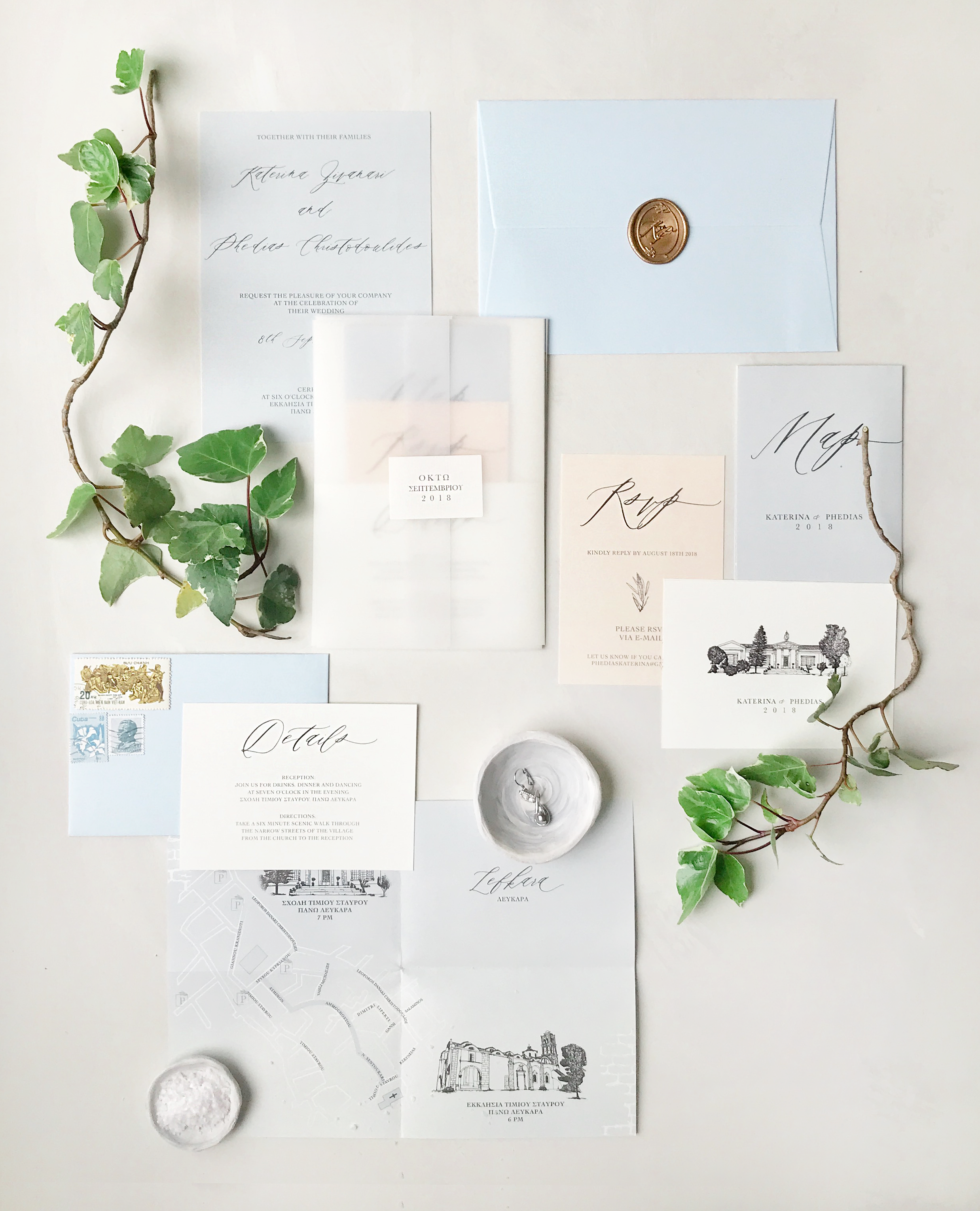 Romantic Stationery Set