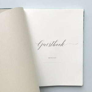 Guestbook - Silk Velvet Bleu