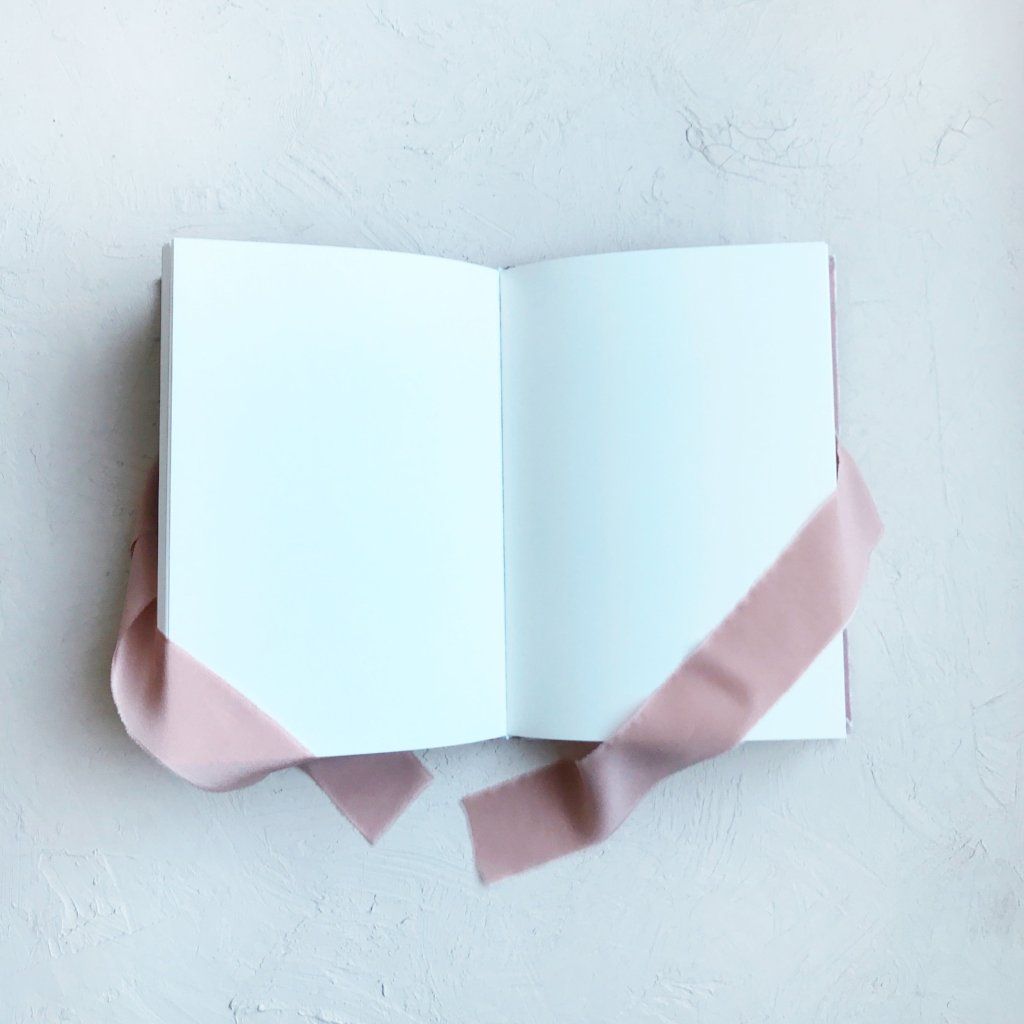 Custom Velvet Notebook - Blush