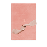 Custom Velvet Notebook - Blush