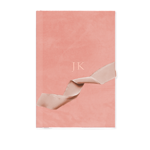 Custom Velvet Notebook - Blush