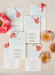 Colourful Modern Set - Peach Stationery