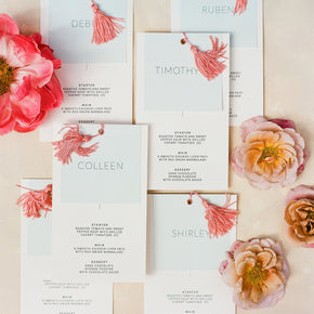 Colourful Modern Set - Peach Stationery