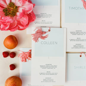 Colourful Modern Set - Peach Stationery