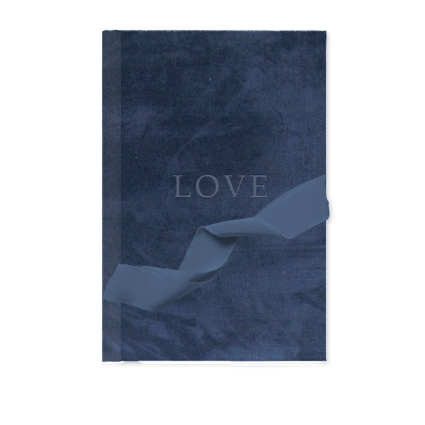 Custom Velvet Notebook - Deep Sea