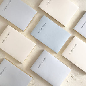 Blush Wedding Notes