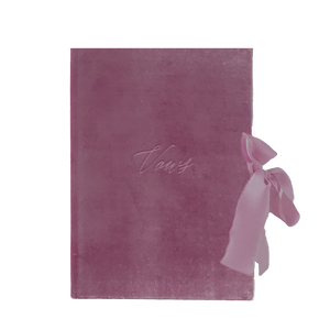Vow Book Covers Uk Velvet - Plum Wedding Stationery Plum wedding theme