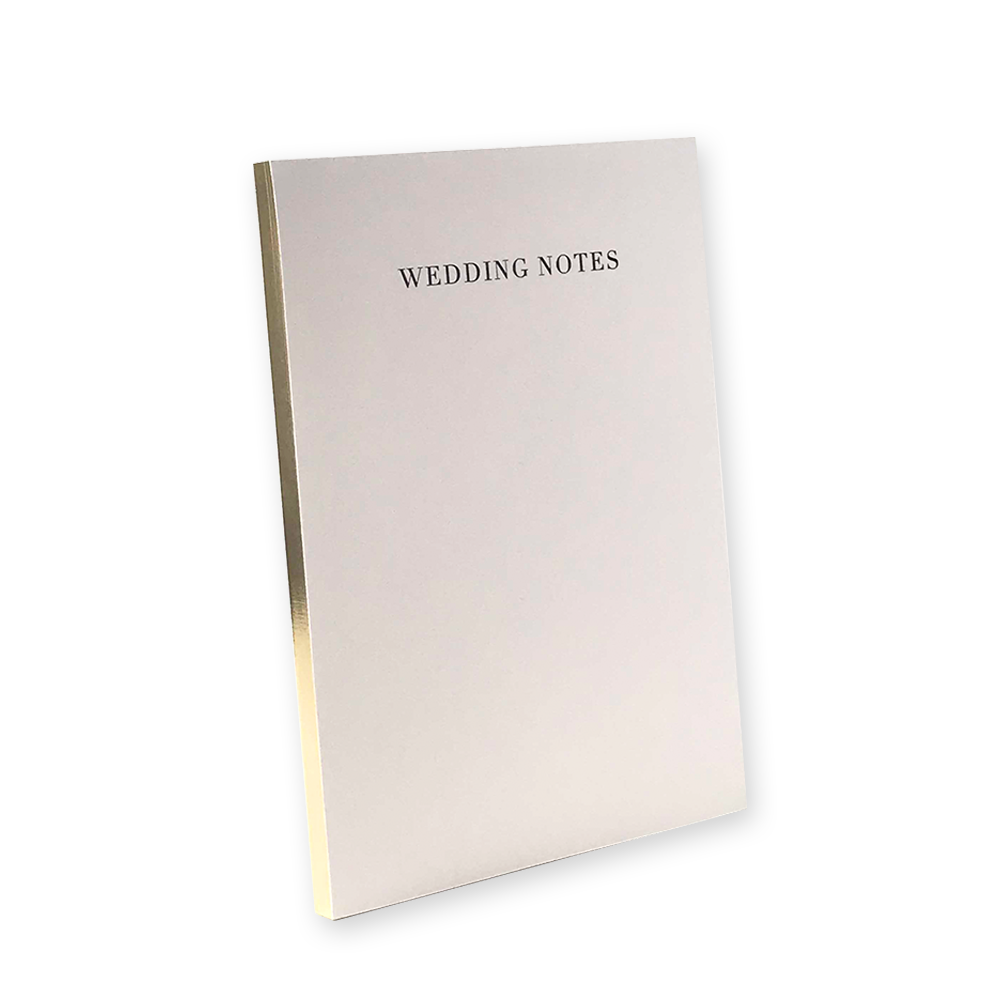 Blush Wedding Notes