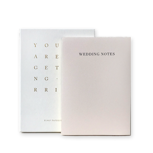 Blush Wedding Notes