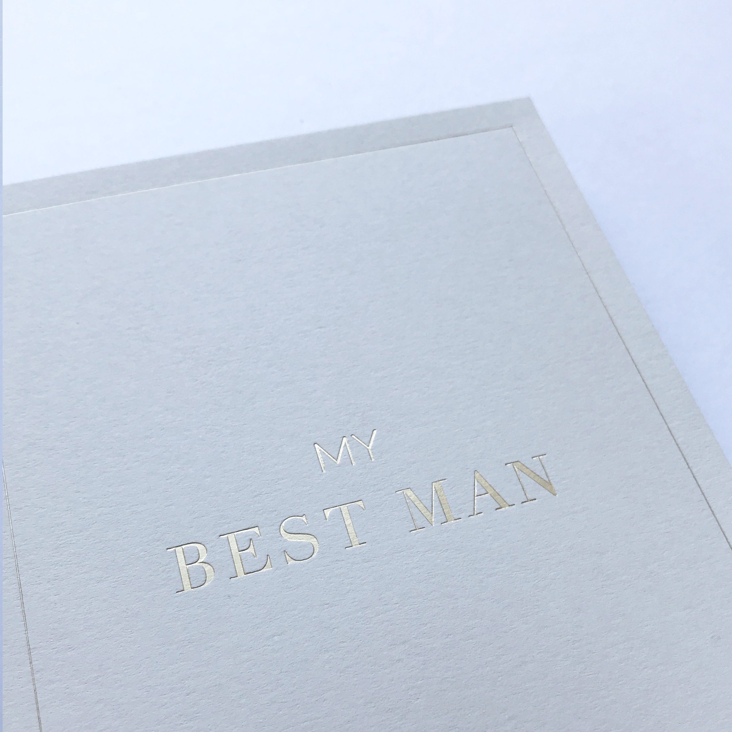 Best Man Card