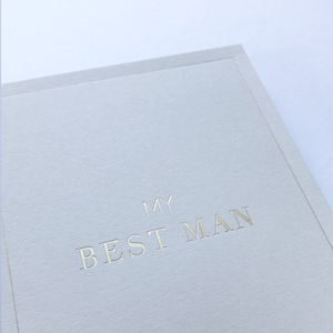 Best Man Card