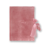 Vow Book Covers Uk Velvet - Pink Wedding Stationery